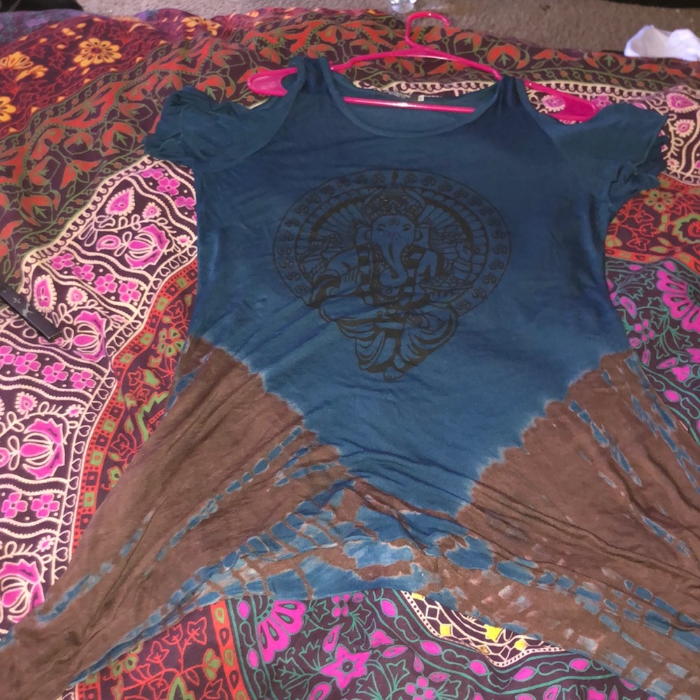 Earthbound Hippy Elephant God Tie-Dye Shirt